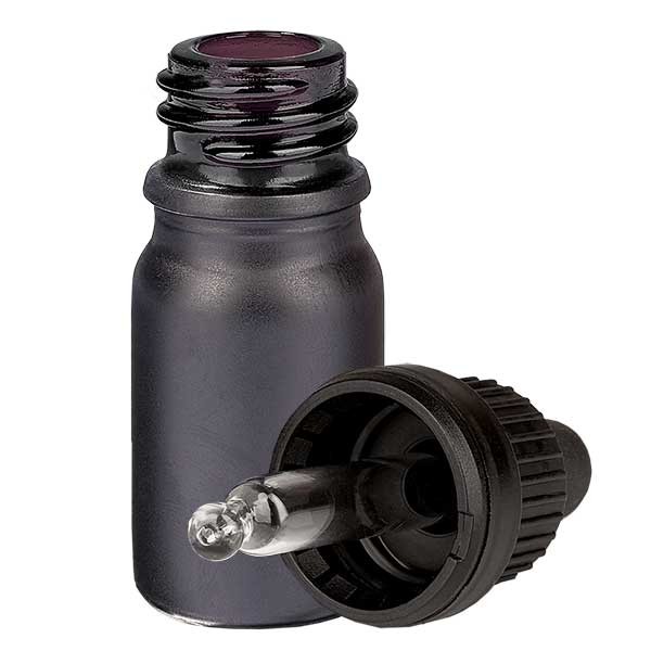 Flacone con pipetta antimanomissione BlackLine UT18/5 UNiTWIST 5 ml