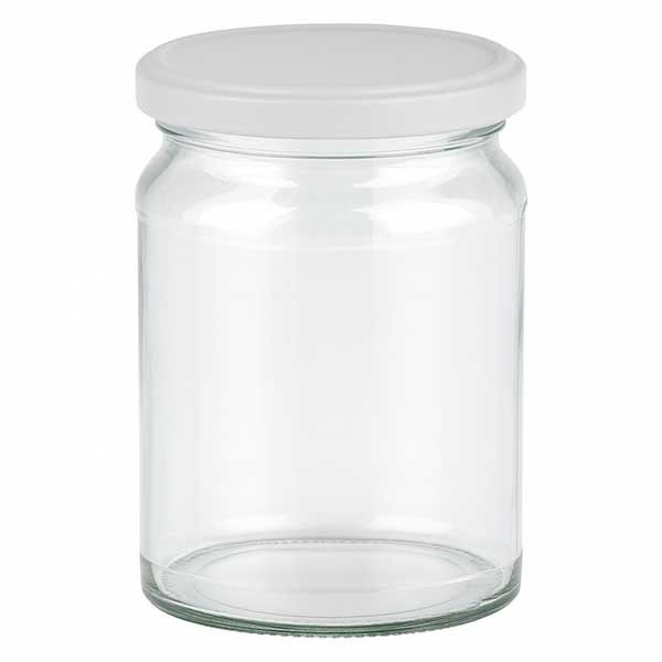 Bicchiere rotondo da 205 ml con coperchio BasicSeal bianco UNiTWIST