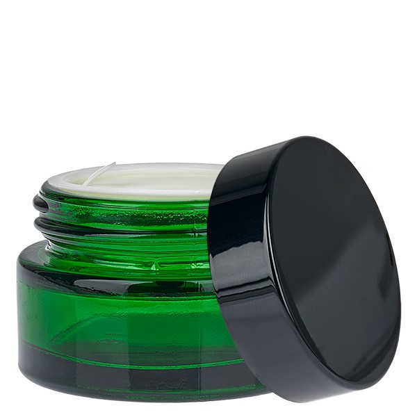 Barattolo di vetro 20ml verde con coperchio UNiTWIST