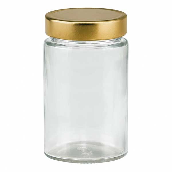 Bicchiere rotondo da 245 ml con coperchio BasicSeal oro profondo UNiTWiST