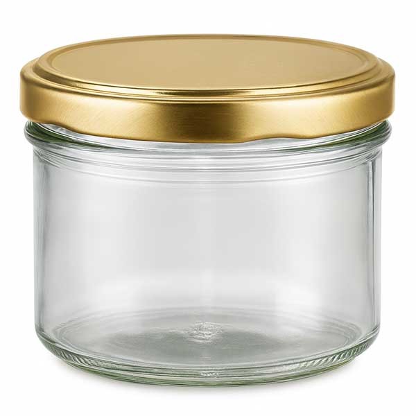 Bicchiere da 225 ml con coperchio BasicSeal oro UNiTWIST