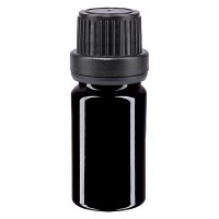 Flacone da farmacia 5 ml colore viola con tappo a vite ermetico antimanomissione colore nero Flacone da farmacia 5 ml colore viola con tappo a vite ermetico antimanomissione colore nero