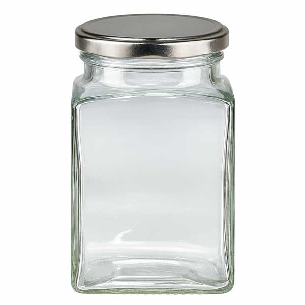 Bicchiere tetra da 260 ml con coperchio BasicSeal argento UNiTWIST