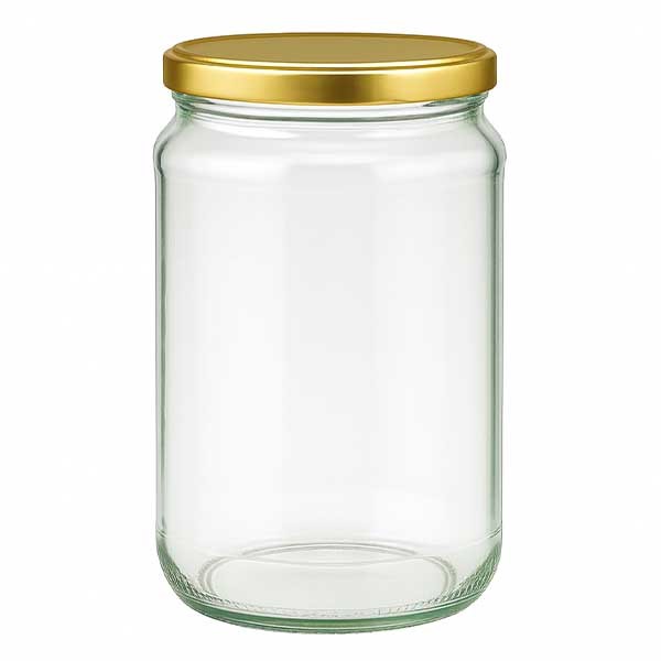 Bicchiere rotondo da 375 ml con coperchio BasicSeal oro UNiTWIST