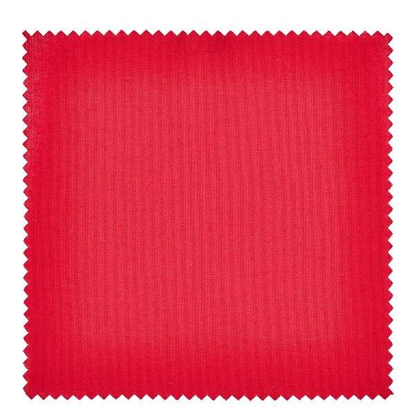 1 rivestimento in tessuto 120x120 mm rosso per coperchio diametro 43-100 mm