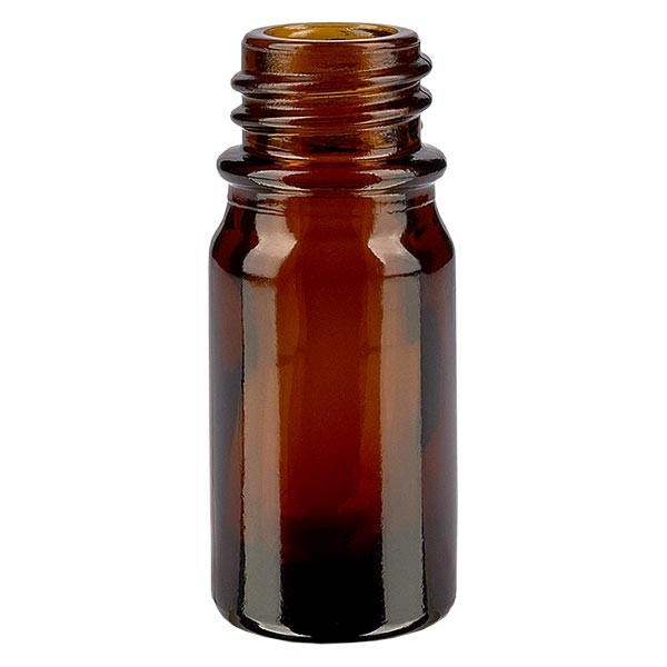 Flacone contagocce 5 ml ND 18 in vetro marrone, flacone da farmacia