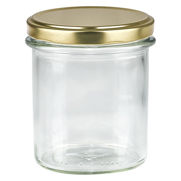Bicchiere da 350 ml con coperchio BasicSeal oro UNiTWIST