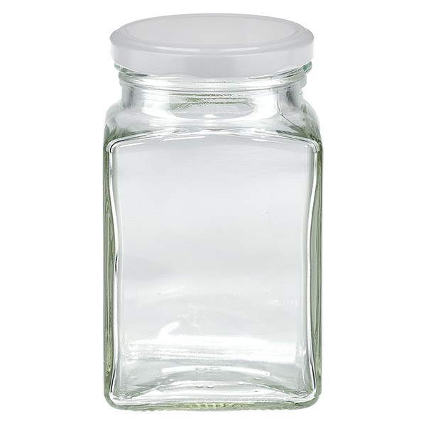 Bicchiere Tetra da 260 ml con coperchio BasicSeal bianco UNiTWIST