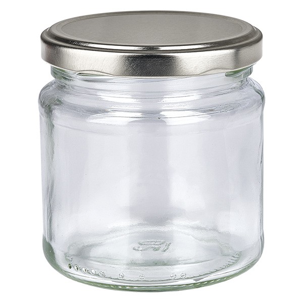 Bicchiere rotondo da 212 ml con coperchio BasicSeal argento UNiTWiST