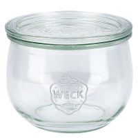 Barattolo a forma di tulipano WECK 580 ml con tappo Barattolo a forma di tulipano WECK 580 ml con tappo