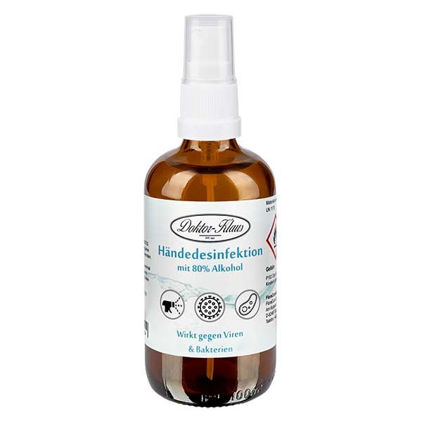 Disinfettante per mani Doktor Klaus 100 ml (etanolo 80%)