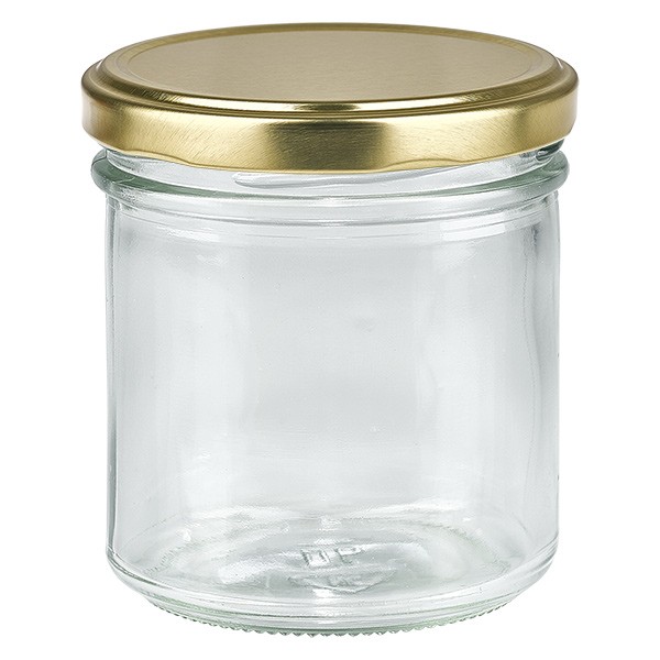 Bicchiere da 167 ml con coperchio BasicSeal oro UNiTWIST