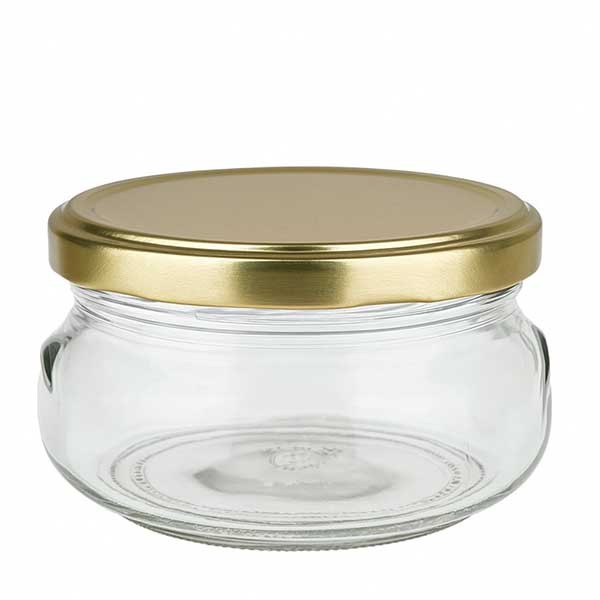 Zuppiera da 120 ml con coperchio BasicSeal oro UNiTWIST
