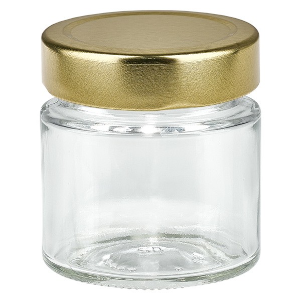 Bicchiere rotondo da 135 ml con coperchio BasicSeal oro profondo UNiTWiST
