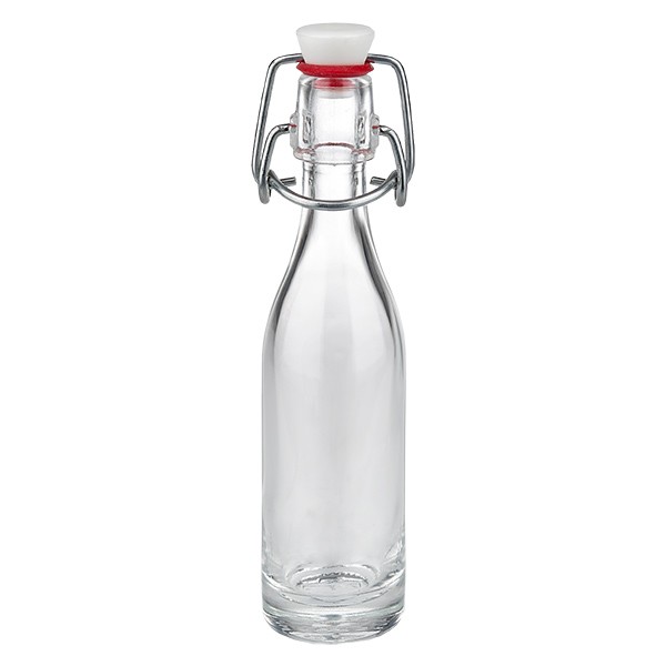 Bottiglia in vetro da 50 ml + tappo a vite in PVC UNiTWIST