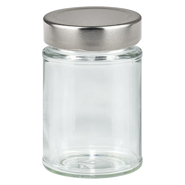 Bicchiere rotondo da 202 ml + coperchio BasicSeal argento profondo UNiTWiST