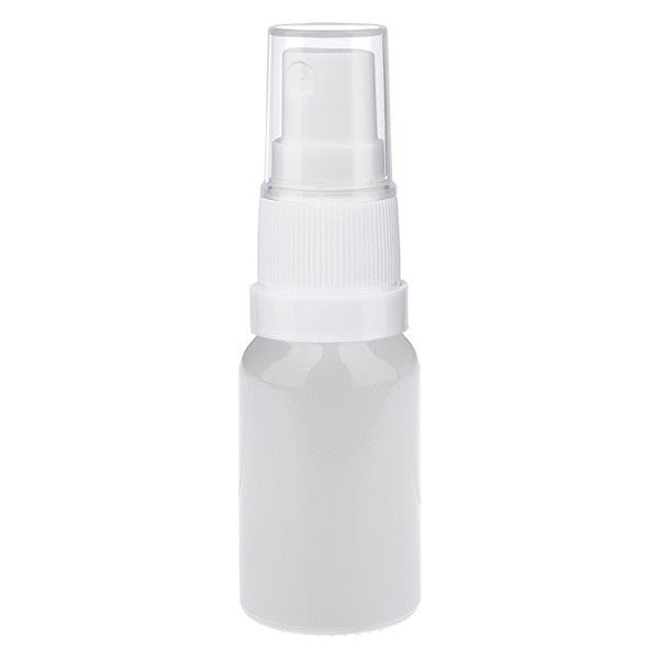 Flacone spray da 10 ml, bianco/trasparente, STD WhiteLine UT18/10