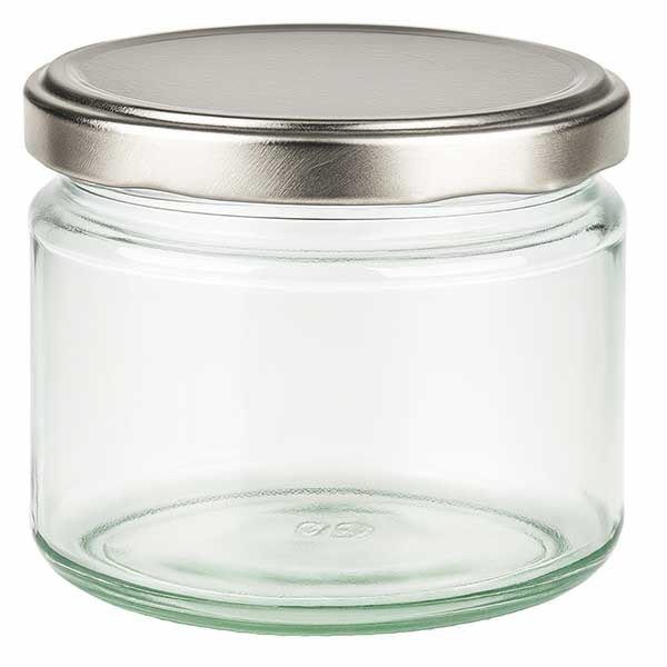 Bicchiere rotondo da 330 ml con coperchio BasicSeal argento UNiTWiST