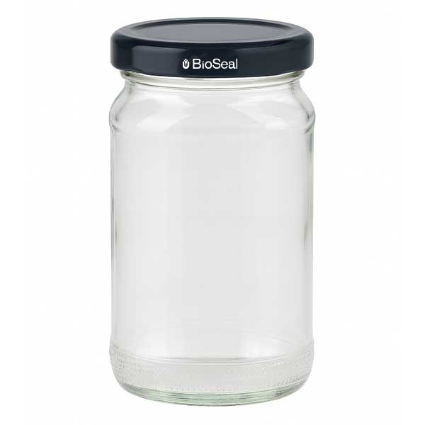 UNiTWIST Runda 110 ml con tappo Twist-Off TO48 nero