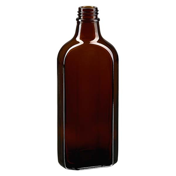 Bottiglia Meplat 200 ml colore marrone con imboccatura DIN 22