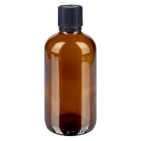 Flacone da farmacia 100 ml colore marrone con tappo contagocce premium 1 mm, dispositivo di blocco per i bambini e simbolo di avvertimento per persone... Flacone da farmacia 100 ml colore marrone con tappo contagocce premium 1 mm, dispositivo di blocco per i bambini e simbolo di avvertimento per persone cieche, antimanomissione