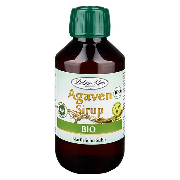 Succo concentrato d’agave bio 200 ml in bottiglia PET colore marrone