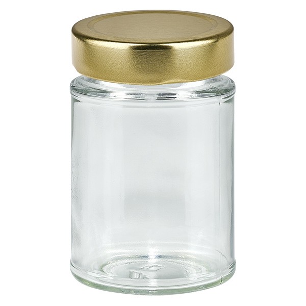 Bicchiere rotondo da 202 ml con coperchio BasicSeal oro profondo UNiTWiST