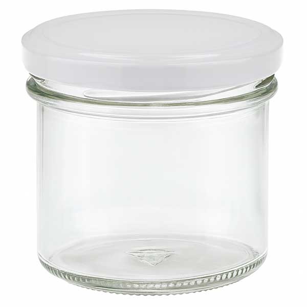 Bicchieri da 125 ml con coperchio BasicSeal bianco UNiTWiST