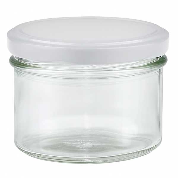 Bicchieri da 225 ml con coperchio BasicSeal bianco UNiTWiST