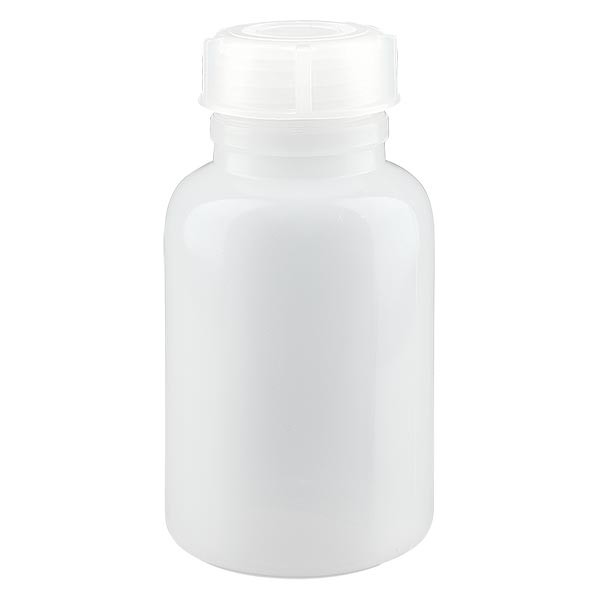 Sheryl&Rain 4 Flaconi In Plastica A Collo Largo 500ml Con Tappo A Vite – Per Laboratorio E Uso Domestico