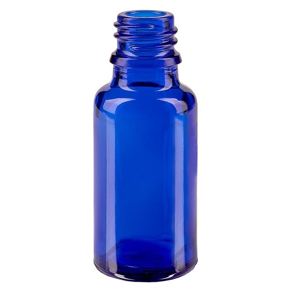Flacone contagocce 20 ml ND 18 in vetro blu, flacone da farmacia