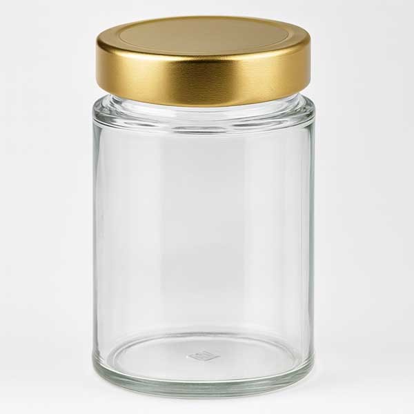 Bicchiere rotondo da 202 ml con coperchio BasicSeal oro profondo UNiTWiST