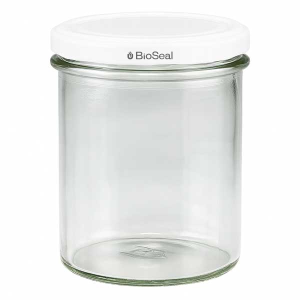 Bicchiere da 350 ml con coperchio BioSeal bianco UNiTWIST