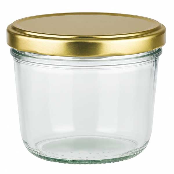 Bicchiere da 230 ml con coperchio BasicSeal oro UNiTWIST