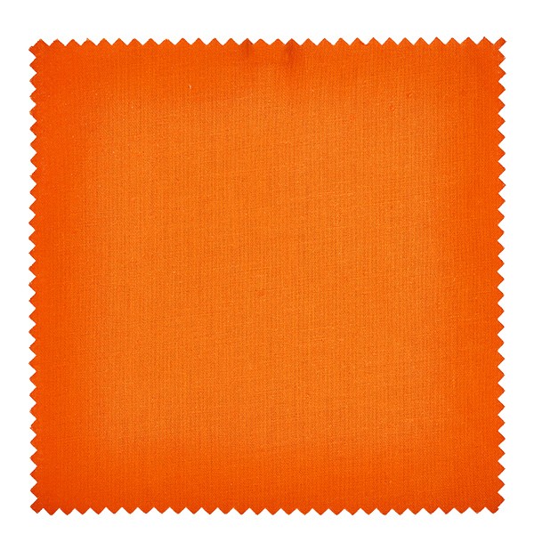 1 copertura in tessuto 120x120 mm arancione per coperchio diametro 43-100 mm