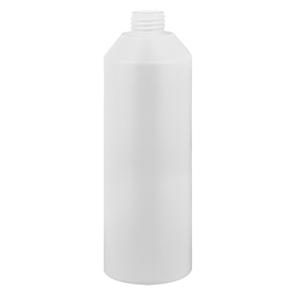 Flacone cilindrico PET 250 ml colore bianco, S20x3, senza tappo