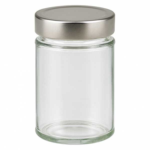 Bicchiere rotondo da 202 ml + coperchio BasicSeal argento profondo UNiTWiST