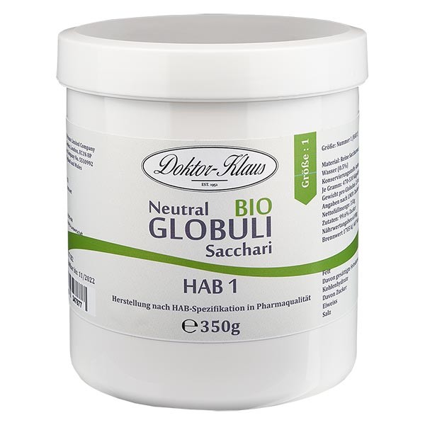 Granuli neutri bio HAB1 350 g da 100% puro saccarosio