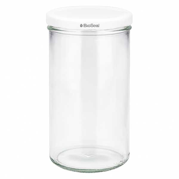 Bicchiere da 277 ml con coperchio BioSeal bianco UNiTWIST