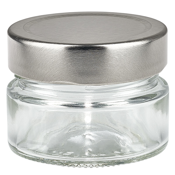 KADAX barattoli per conserve con coperchio Niva, barattoli per marmellata, barattoli per conserve, 720 ml, alveare, 16 pezzi