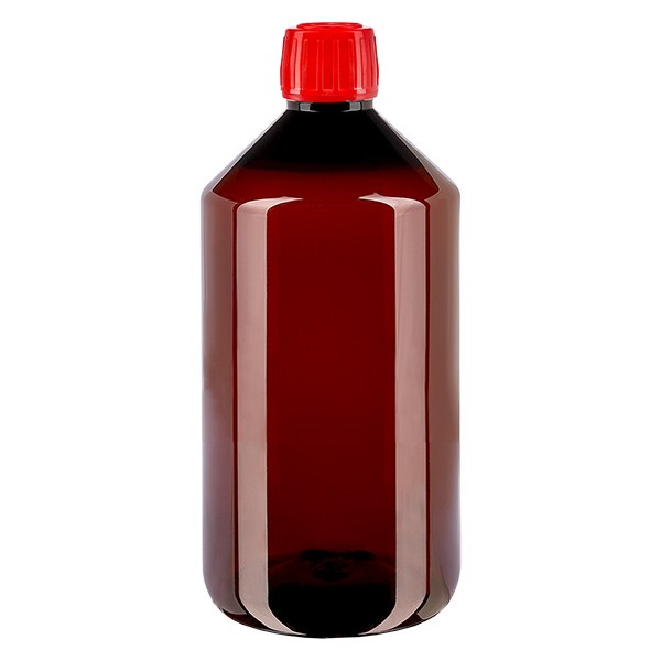 Bottiglia PET 750ml con tappo rosso OV