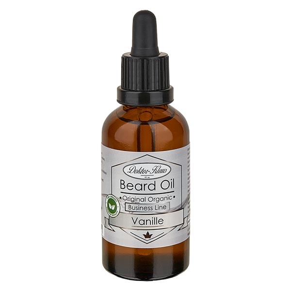 Olio da barba 50 ml vaniglia Business Line (Original Organic Beard Oil) di Doktor Klaus