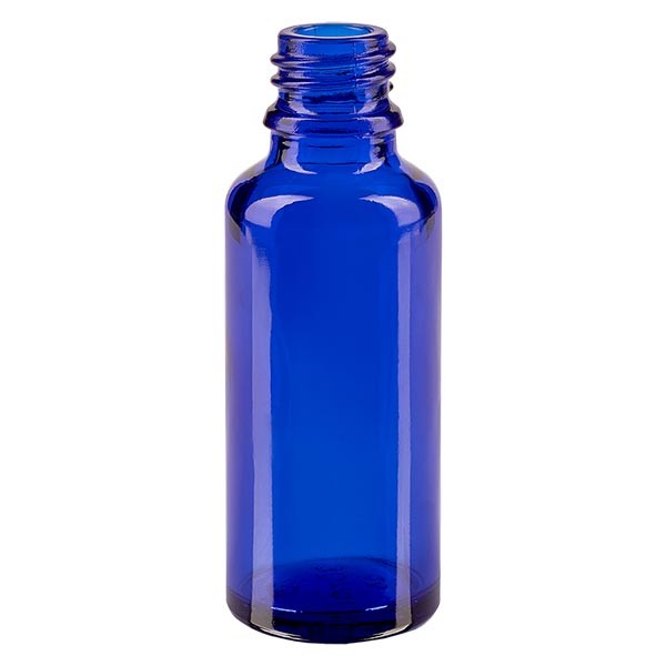 Flacone contagocce 30 ml ND 18 in vetro blu, flacone da farmacia