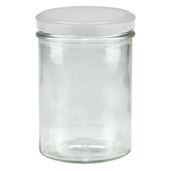 Bicchieri da 435 ml con coperchio BasicSeal bianco UNiTWiST, da 300ml a  499ml, Barattoli per conserve con coperchio, Barattoli per conserve  (barattoli twist-off), Prodotti in vetro