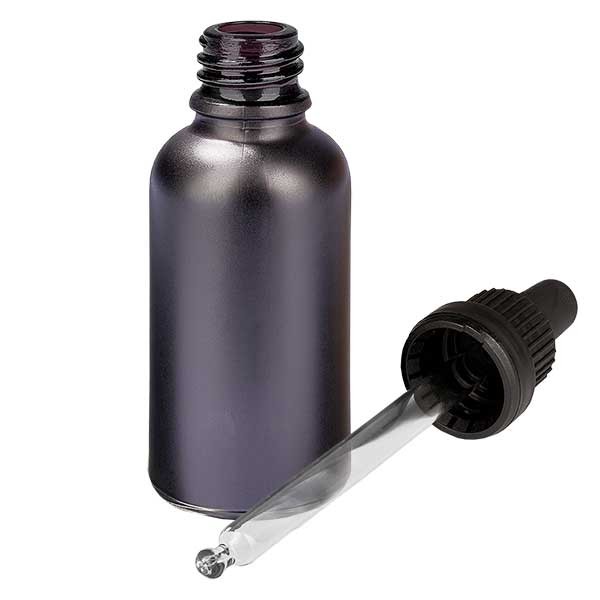 Flacone con pipetta antimanomissione BlackLine UT18/30 UNiTWIST 30 ml
