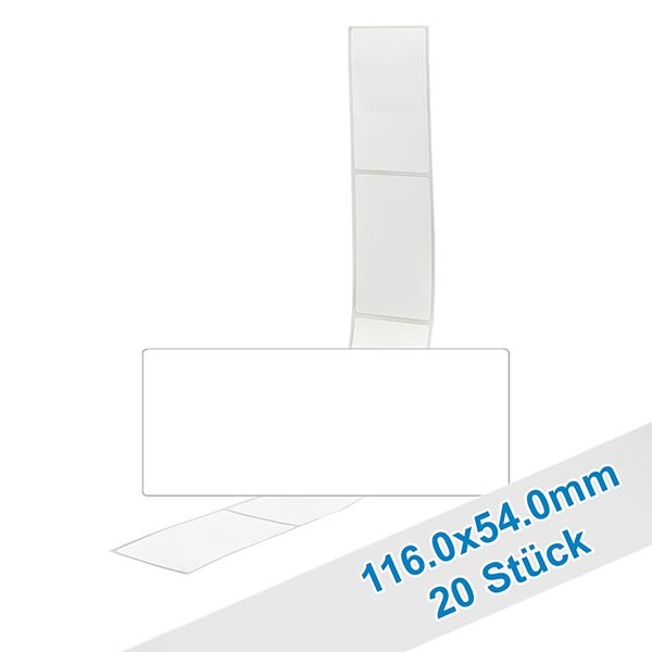 Etichette da scrivere 116,0 x 54,0 mm in confezione da 20