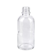 Flacone contagocce 50 ml ND 18 in vetro trasparente, flacone da farmacia Flacone contagocce 50 ml ND 18 in vetro trasparente, flacone da farmacia