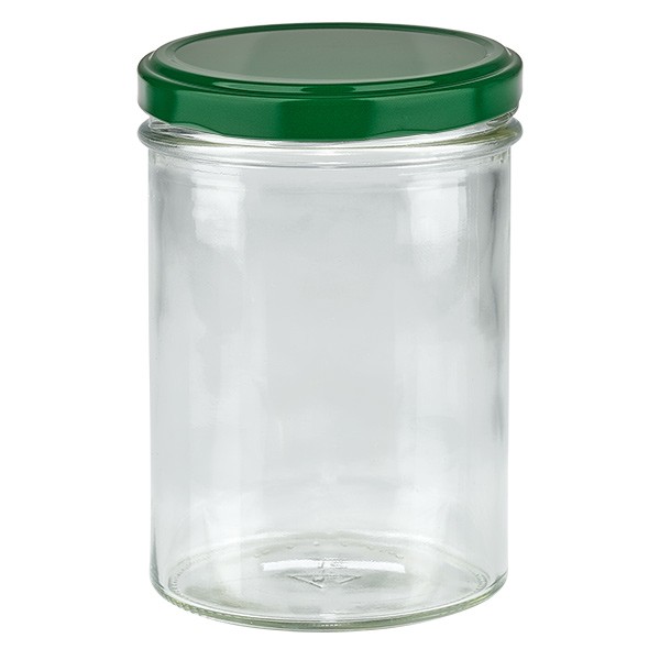 Bicchiere da 435 ml + coperchio BasicSeal verde UNiTWIST