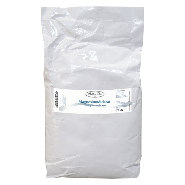 Dicitrato di tri-magnesio anidro 25 kg